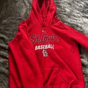 Majestic Red St. louis Cardinals Baseball Hoodie
